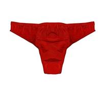 Sous-vêtements de cyclisme pour homme - En gel - Doux - Sous-vêtements rétro, rouge, XL