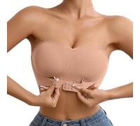 Sous-vêtements de grossesse Soutien-gorge sans bretelles avec fermeture avant pour plus de confort au quotidien lors des activités de loisirs. Design polyvalent pour toutes les saisons. Dentelle, Rose