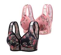 Sous-vêtements de maternité pour femmes avec bouton avant pour femmes qui soulèvent et laissent pendre les seins latéraux, pour les femmes moyennes et âgées, soutien-gorge avec une taille plus grande