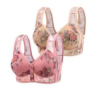 Sous-vêtements de maternité pour femmes avec bouton avant pour femmes qui soulèvent et laissent pendre les seins latéraux, pour les femmes moyennes et âgées, soutien-gorge avec une taille plus grande