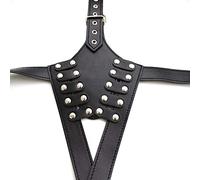 Sous-vêtements de retenue pour harnais de corps - Harnais en cuir à sangle réglable en résille pour le corps BDSM Bondage Fétiche Érotique sans sein Esclave Lingerie Attrayant Restrictions Sex Toy