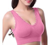 sous-Vêtements de Sport Push up Brassière Sport Grande Taille High Support Bras for Women Adjustable Strap Full Coverage Up Bras Comfortable No Underwire Wireless Soutien-Gorge Balconnet Camisole de