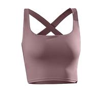 sous-Vêtements de Sport sans Armature Brassiere Sport Maintien Fort Soutien-Gorge de Yoga pour Femme Couleur Unie Haute Élasticité Coussin Poitrine Détachable Beau Yoga Soutien-Gorge Matin Course Gym