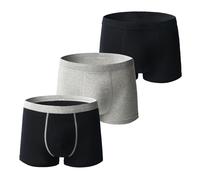 Sous-vêtements d'incontinence pour homme - Boxer anti-fuites en coton lavable et réutilisable - Slip absorbant neutralisation des odeurs (3-17, taille XXXL)