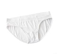 Sous-vêtements doux et respirants pour homme pour un port quotidien confortable (M, blanc)