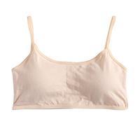 Sous-vêtements doux pour adolescents Soutien-gorge de sport à bretelles fines avec coussinet de poitrine pour enfants Bralette sans couture Puberté à porter au quotidien Vêtements Contrôle vocal Jeu