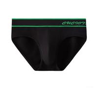 Sous-vêtements en coton respirant et élastique avec poche en U pour homme - Taille mi-haute - Pour un confort de vie actif - Taille L - Noir
