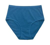 sous-vêtements en Coton Taille Haute pour Femmes, Slips en Coton Respirant de Grande Taille pour Pantalons pour Femmes Culotte Menstruelle Taille Haute Lot Grande Taille (Blue, L)