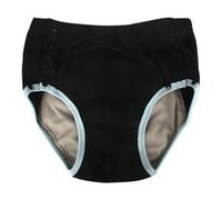 Sous-vêtements Étanches For Adultes, Sous-vêtements En Coton Réutilisables, Confortables Et Respirants Adaptés Aux Soins À L'hôpital Ou À La Maison De Retraite(Black,L)