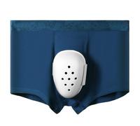 Sous-vêtements post-circoncision for hommes, boxers anti-friction avec anneau de protection, sous-vêtements de récupération postopératoire(Blauw,3XL)