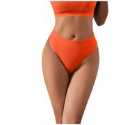 Sous-vêtements pour femme - Culotte en coton pour femme - String string sans couture - Culotte invisible - Respirant - Thongs invisibles - Couleur unie