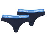 Sous-vêtements pour femme Puma Brazilian 2er Pack Damen Blau F009 8720245131933 taille XS EU