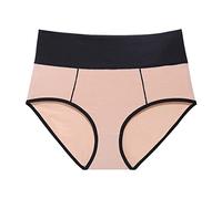 Sous-vêtements pour femme taille haute en coton doux et respirant pour cadeaux de la vie quotidienne, kaki, M