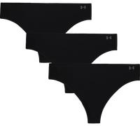Sous-vêtements pour femme Under Armour Pure Stretch 3-Pack No Show Thong 1200122273118 taille XL EU