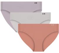 Sous-vêtements pour femme Under Armour UA PURE STRETCH NO SHOW BIKINI-SOLID 3PK 1200122409968 taille XL EU