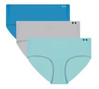 Sous-vêtements pour femme Under Armour UA PURE STRETCH NO SHOW HIPSTER-SOLID3PK 1200122409975 taille XS EU