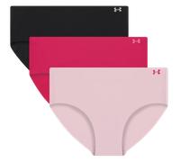 Sous-vêtements pour femme Under Armour UA PURE STRETCH NO SHOW HIPSTER-SOLID3PK 1200122410025 taille XS EU