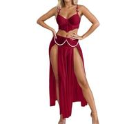Sous-vêtements pour femmes innocentes mignonnes filles robe transparente collier de perles sous-vêtements, RD1, M