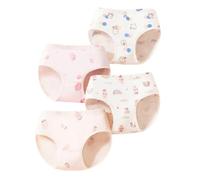 Sous-vêtements pour filles de 2 à 14 ans, respirants, confortables, doux, extensibles, pour enfants de 2 à 14 ans, pour jouer en plein air, au quotidien, quatre coupes, 14 ans, Rose, L