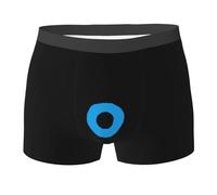Sous-vêtements pour homme avec imprimé mauvais œil, sous-vêtements ultra confortables et doux, sous-vêtements extensibles respirants, Noir , L Grande taille