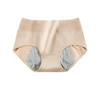 Sous-vêtements pour homme - Culotte menstruelle bleue à fines côtes pour femme - 4 couches - Anti-fuite - Culotte menstruelle bi menstruelle - Culotte menstruelle noire - Sous-vêtements sexy éléphant