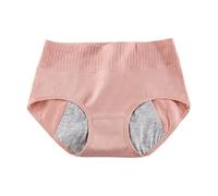 Sous-vêtements pour homme - Culotte menstruelle bleue à fines côtes pour femme - 4 couches - Anti-fuite - Culotte menstruelle bi menstruelle - Culotte menstruelle noire - Sous-vêtements sexy éléphant