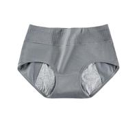 Sous-vêtements pour homme - Culotte menstruelle bleue à fines côtes pour femme - 4 couches - Anti-fuite - Culotte menstruelle bi menstruelle - Culotte menstruelle noire - Sous-vêtements sexy éléphant
