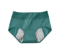 Sous-vêtements pour homme - Culotte menstruelle bleue à fines côtes pour femme - 4 couches - Anti-fuite - Culotte menstruelle bi menstruelle - Culotte menstruelle noire - Sous-vêtements sexy éléphant
