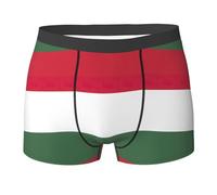 sous-vêtements pour Hommes, caleçons Boxeurs imprimés Drapeau de la Hongrie, sous-vêtements Doux et Confortables pour Hommes