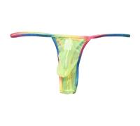 Sous-vêtements pour hommes string coloré pour un usage quotidien slips confortables et élégants pour l'été et l'automne parfaits pour la détente à la maison lavables en machine bas (Yellow S)