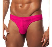 Sous-vêtements pour hommes String confortable pour un usage quotidien Design de couleur pure Polyvalent avec des shorts Parfait pour l'été et l'automne Matériau lavable en machine avec une (RD2, M)