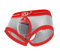 Sous-vêtements respirants pour homme, slips confortables avec poche amovible pour un usage quotidien en été, coupe légère en tissu doux, gris, M