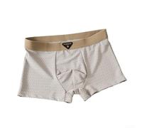 Sous-vêtements respirants taille moyenne pour homme en tissu fin de couleur unie pour un style de vie actif (2XL, gris)