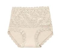 Sous-vêtements sans coutures pour femme - Culotte en dentelle pour femme - Taille haute - Sans couture - Taille large - Sous-vêtement invisible - Skiny - Respirant - Culotte string