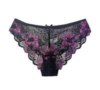 Sous-vêtements sexy pour femmes pour esclaves sexuels femmes culotte rose dentelle transparente sous-vêtements confort sans couture taille basse slip lingerie Lenceria sous-vêtements vibrants pour