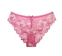 Sous-vêtements sexy pour femmes pour esclaves sexuels femmes culotte rose dentelle transparente sous-vêtements confort sans couture taille basse slip lingerie Lenceria sous-vêtements vibrants pour