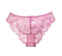 Sous-vêtements sexy pour femmes pour esclaves sexuels femmes culotte rose dentelle transparente sous-vêtements confort sans couture taille basse slip lingerie Lenceria sous-vêtements vibrants pour