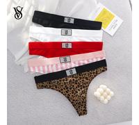 Sous-vêtements taille haute VS, lingerie sexy, culottes pour femmes, dentelle sans couture, strings Victoria's Secret, confortables et respirants VS2115