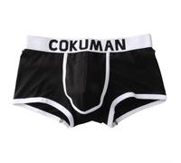 Sous-vêtements taille moyenne pour homme fabriqués en 90 % coton et 10 % élasthanne, tissu doux et respirant pour un style de vie actif et une tenue décontractée (XL noir)