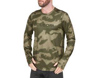 Sous Vetements Thermique Volcom M V-science Crew Camouflage Homme Beige 2025 taille XXL