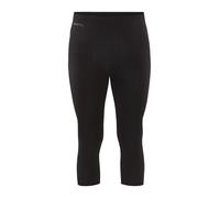 Sous-vêtements thermiques 3/4 Craft ADV Wool Merino pour hommes, noir XL