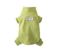 sous-vêtements Thermiques en Polaire Allemande for Animaux de Compagnie, adaptés à l'automne et à l'hiver.(Green,XS)