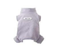 sous-vêtements Thermiques en Polaire Allemande for Animaux de Compagnie, adaptés à l'automne et à l'hiver.(Grey,S)