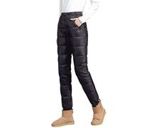 Sous-vêtements thermiques Ensemble de culottes d'hiver en duvet pour hommes et femmes à taille haute. Pantalons en duvet blancs épais froids et chauds pour personnes moyennes et sous-vêtements