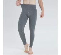 sous-vêtements Thermiques pour Hommes Leggings D’Hiver épais Polaire Protéger Le Chiffon De Maintien Au Chaud, Deep Gray, M