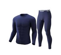 sous-vêtements Thermiques pour Hommes, sous-vêtements Fonctionnels thermoactifs Respirants, sous-vêtements de Ski en Polaire intérieure, Ensemble de sous-vêtements Thermiques Doux