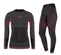 Sous-vêtements thermoactifs Mora Set Alpinus - Graphite/Pink M