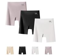 Sous-vêtements Xin à pois, sous-vêtements Beautykomi, sous-vêtements en soie glacée pour femme, taille haute, contrôle du ventre et lifting des hanches, 3 pièces, XL