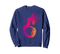 Sousaphone Art Génial pour Fier Sousaphoniste de La Fanfare Sweatshirt, Unisexe pour Adultes, Bleu Marine, XL