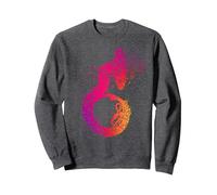 Sousaphone Art Génial pour Fier Sousaphoniste de La Fanfare Sweatshirt, Unisexe pour Adultes, Chiné Foncé, XXL